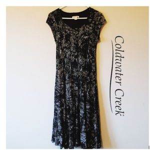Coldwater Creek black and white dress size 10